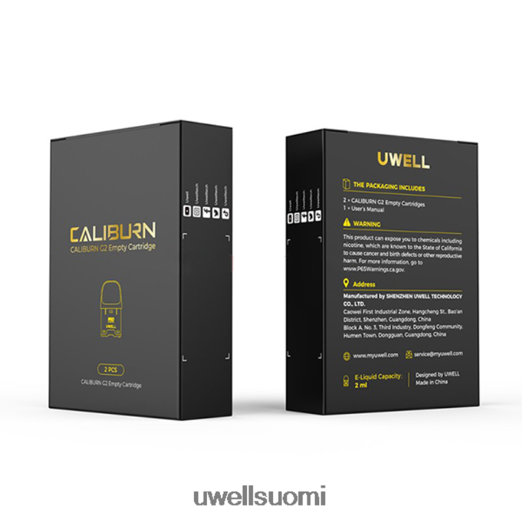 UWELL CALIBURN G2 vaihtokotelot 08ZDH17 2-pakkaus UWELL vape price