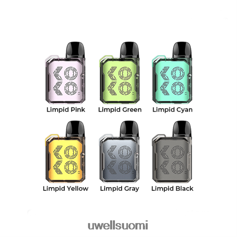UWELL CALIBURN GK2 pod-sarja 08ZDH100 mattamusta UWELL disposable review
