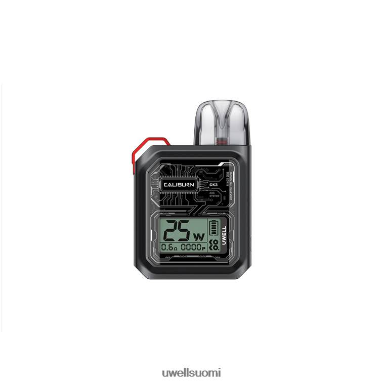 UWELL CALIBURN GK3 pod-järjestelmä 08ZDH174 cmf tumman musta UWELL online shop