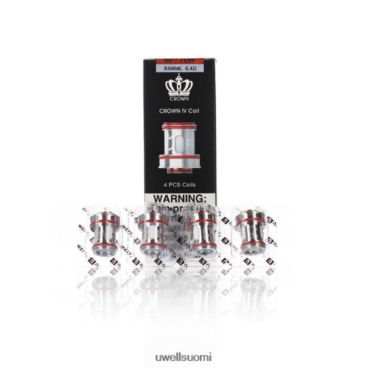 UWELL CROWN 4 vaihtokelat (4 kpl) 08ZDH182 kaksoiskela 02 ohm UWELL helsinki