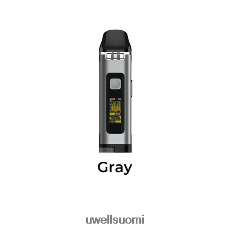 UWELL CROWN D pod-sarja 08ZDH120 harmaa UWELL disposable review