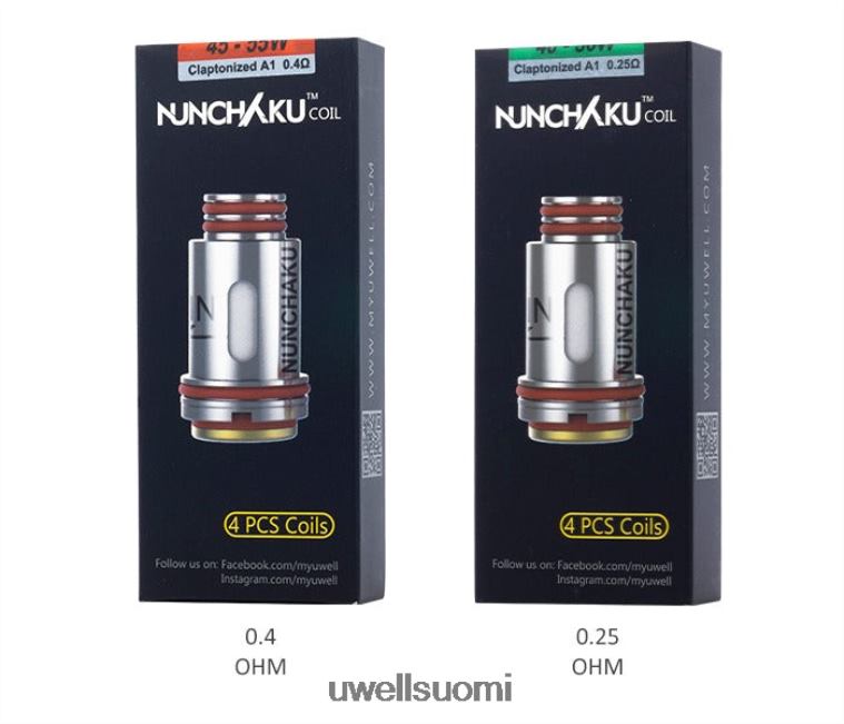 UWELL NUNCHAKU kelat (4 kpl) 08ZDH262 04 ohmia UWELL helsinki