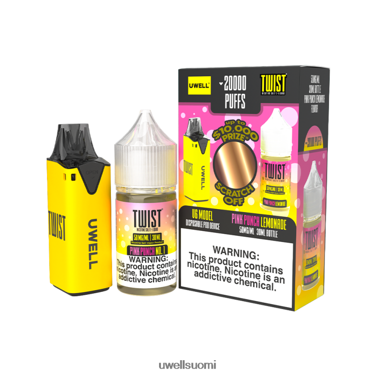 UWELL V6 kertakäyttöinen laite + isän höyry 30ml mehua - kollab nippu 08ZDH214 clr punainen/flv yksisarviskyyneleet 48mg UWELL online shop