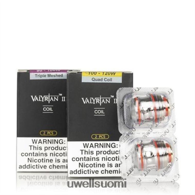 UWELL VALYRIAN 2 vaihtokelat (2 kpl) 08ZDH31 nelinkertainen 015 ohm UWELL suomi