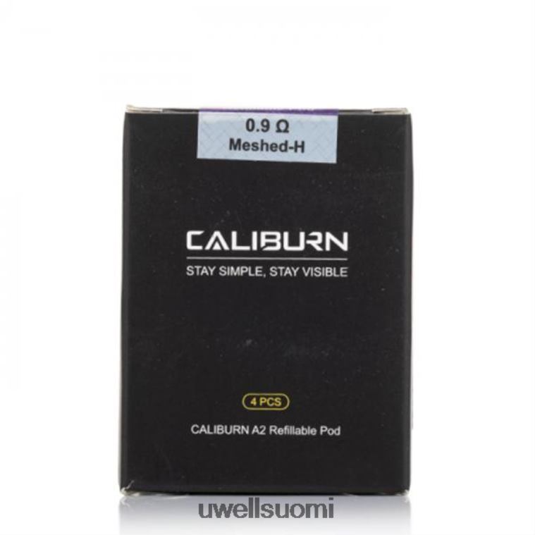 UWELL CALIBURN A2 varaosat | 4-pakkaus 08ZDH1 fecral un2 meshed-h 0,9 ohm UWELL suomi