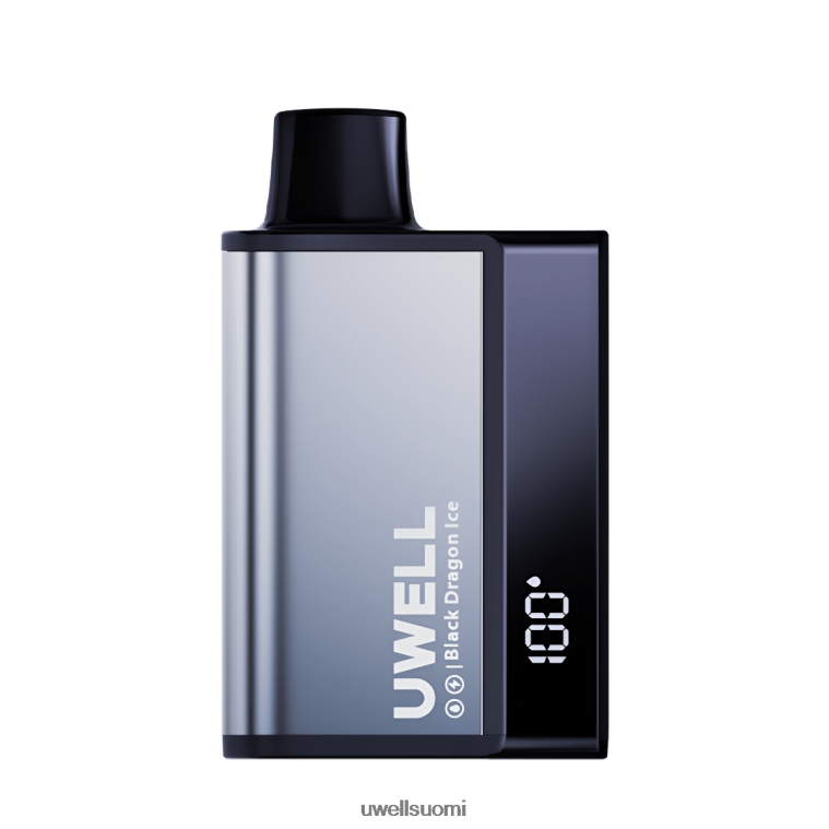 UWELL DL8000 kertakäyttöinen vape 08ZDH282 musta lohikäärmejää UWELL helsinki